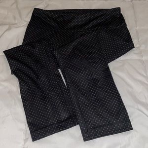 Lululemon polka dot crop leggings - GUC